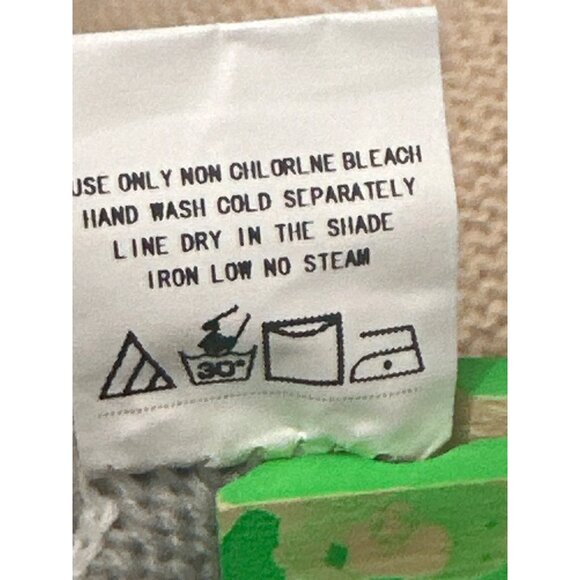 CCC Brown Tan Classy City Chicks Size Large Open Knit Cardigan Cozy Streetwear - Picture 9 of 10